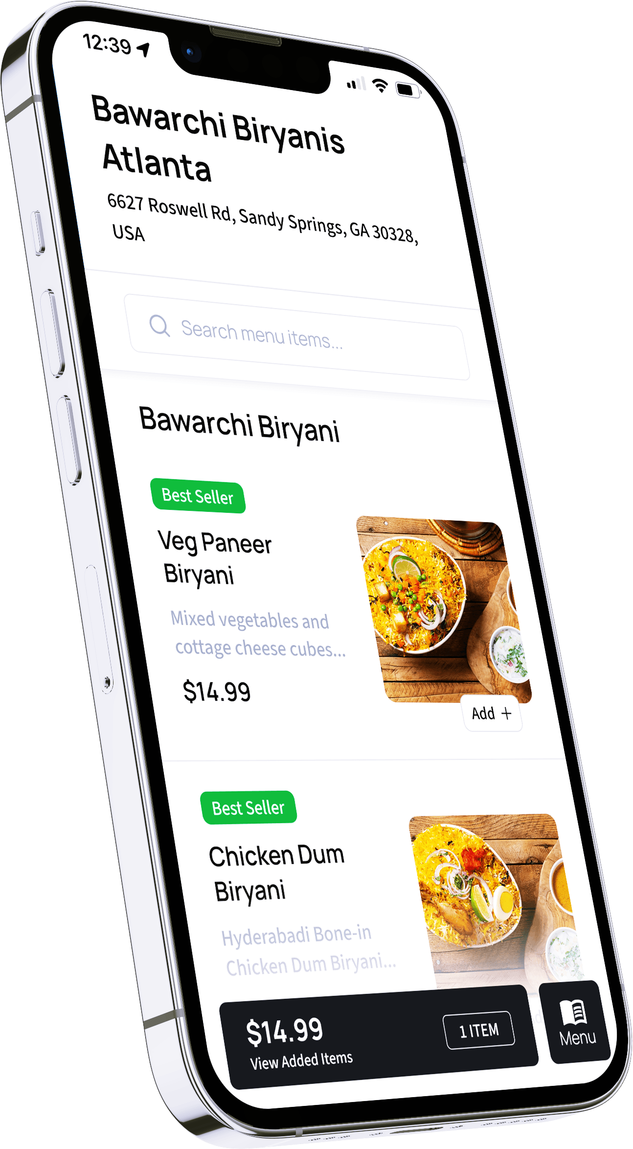 Bawarchi Biryanis app